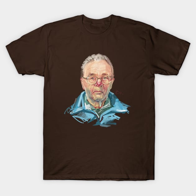 My painting, old man T-Shirt by mangbo